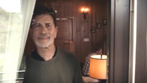 Production Still from the feature film The Godfather Buck starring Frederick Keeve, Kyle Louder, and Indar Smith.